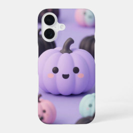 Pastel Pumpkin Patch Cute Halloween Case iPhone 16ケース