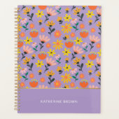 Pastel Purple cool Funky Girly Trendy プランナー手帳 (正面)