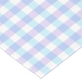 Pastel Purple Gingham テーブルクロス (アングル)