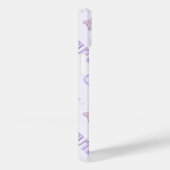 Pastel Purple Holographic Y2K Kitsch Jelly Pattern Case-Mate iPhoneケース (裏面 / 右)