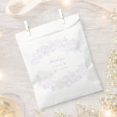 Pastel Purple Victorian Antique Classic Favor Bags フェイバーバッグ (クリップ留めされた状態)