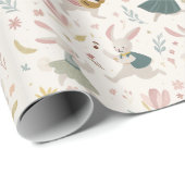Pastel Rabbits Pattern | Easter Wrapping Paper ラッピングペーパー (ロールコーナー)
