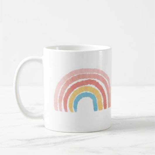 Pastel Rainbow コーヒーマグカップ (左)
