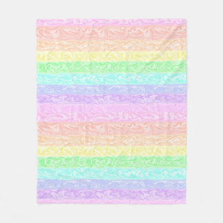 Pastel Rainbow  フリースブランケット