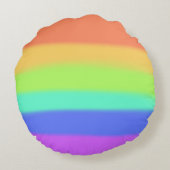 Pastel Rainbow ラウンドクッション (裏面)
