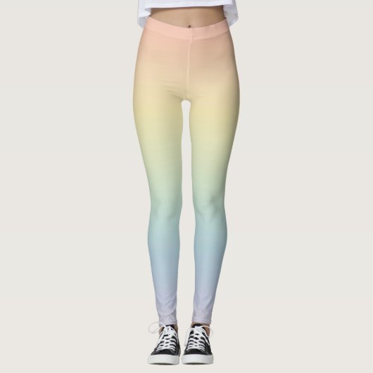 Pastel Rainbow  レギンス (正面)
