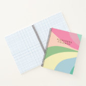 Pastel Rainbow Aesthetic ノートブック (内部)