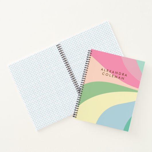 Pastel Rainbow Aesthetic  ノートブック (内部)