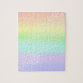 Pastel Rainbow Circles Challenging Jigsaw Puzzle ジグソーパズル (縦)