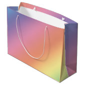 Pastel Rainbow Gift Bag ラージペーパーバッグ (裏面アングル)