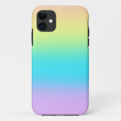 Pastel Rainbow Gradient Case-Mate iPhoneケース (裏面)