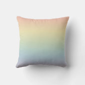 Pastel Rainbow Gradient Monogram クッション (裏面)