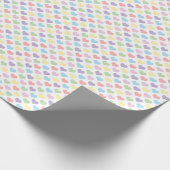 Pastel Rainbow Heart Pattern Wrapping Paper ラッピングペーパー (角)
