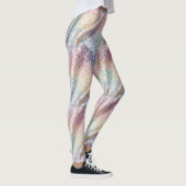 Pastel Rainbow Leopard Print Leggings レギンス (右)