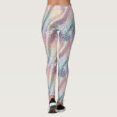 Pastel Rainbow Leopard Print Leggings レギンス (裏面)