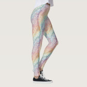 Pastel Rainbow Leopard Print Leggings レギンス (右)