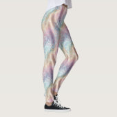 Pastel Rainbow Leopard Print Leggings レギンス (右)