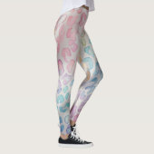 Pastel Rainbow Leopard Print Leggings レギンス (右)
