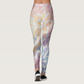 Pastel Rainbow Leopard Print Leggings レギンス (裏面)