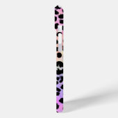 Pastel Rainbow Leopard Print Monogrammed Case-Mate iPhoneケース (裏面 / 左)