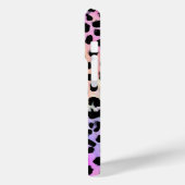 Pastel Rainbow Leopard Print Monogrammed Case-Mate iPhoneケース (裏面 / 左)
