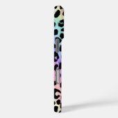 Pastel Rainbow Leopard Print Monogrammed Case-Mate iPhoneケース (裏面 / 右)
