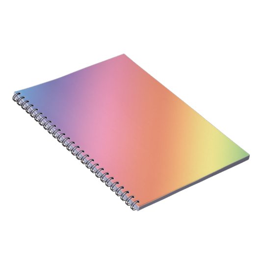 Pastel Rainbow Notebook ノートブック (右側)