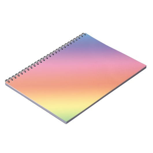 Pastel Rainbow Notebook ノートブック (左側)