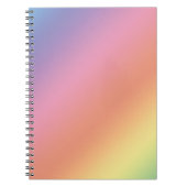 Pastel Rainbow Notebook ノートブック (正面)