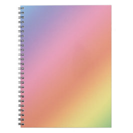 Pastel Rainbow Notebook ノートブック