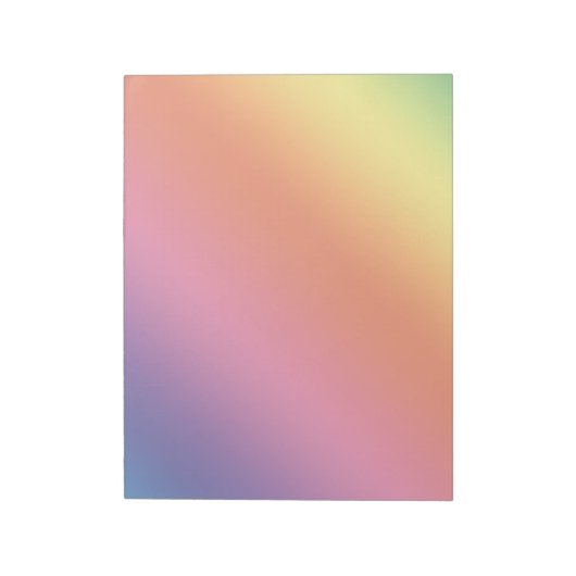 Pastel Rainbow Notepad ノートパッド (回転)