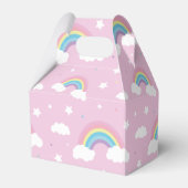 Pastel Rainbow Pink Favor Box フェイバーボックス (裏面サイド)
