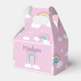 Pastel Rainbow Pink Favor Box フェイバーボックス