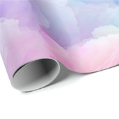 Pastel Rainbow Soft Cloud Blend Abstract Pattern ラッピングペーパー (ロールコーナー)
