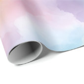 Pastel Rainbow Soft Cloud Blend Abstract Pattern ラッピングペーパー (ロールコーナー)