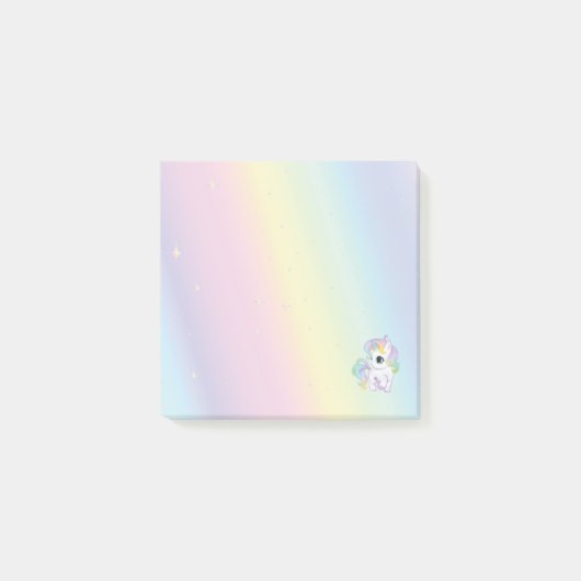 Pastel Rainbow Sticky Notes ポストイット (正面)
