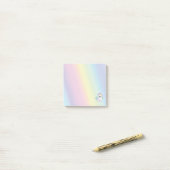 Pastel Rainbow Sticky Notes ポストイット (デスク上)