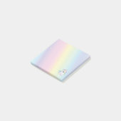Pastel Rainbow Sticky Notes ポストイット (アングル)