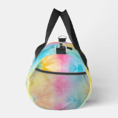 Pastel Rainbow Tie Dye Girls Gear bag ダッフルバッグ (右)