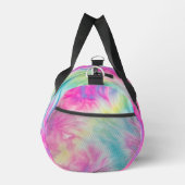 Pastel Rainbow Tie Dye Girls Weekender ダッフルバッグ (右)