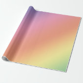 Pastel Rainbow Wrapping Paper ラッピングペーパー (アンロールド)