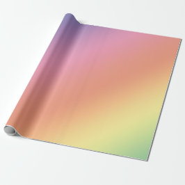 Pastel Rainbow Wrapping Paper ラッピングペーパー