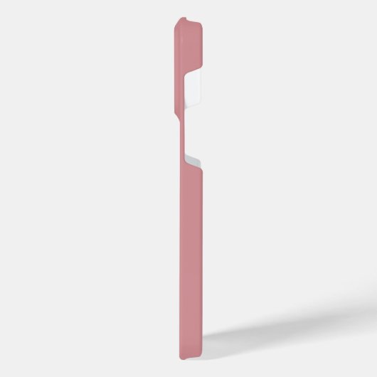 pastel red and yellow Shadow Monogram with name iPhoneケース (左側面)