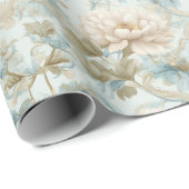 Pastel Regency Garden Florals ラッピングペーパー (ロールコーナー)