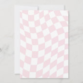 Pastel Retro Capybara Girl Birthday party 招待状 (裏面)