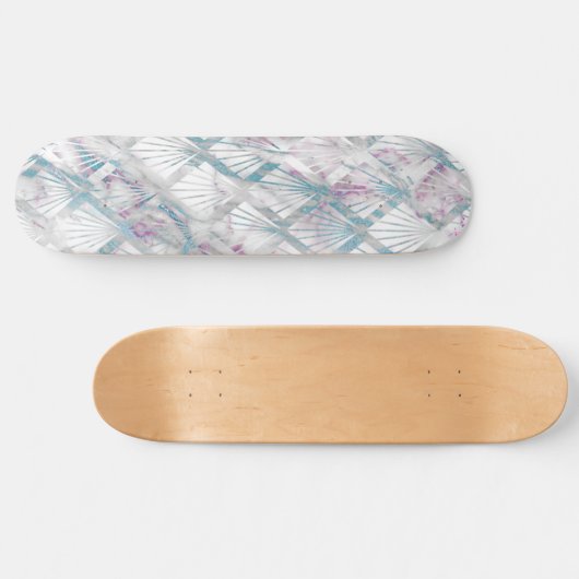 PASTEL RETRO DIAMOND MARBLE SKATEBOARD DECK  スケートボード (横)