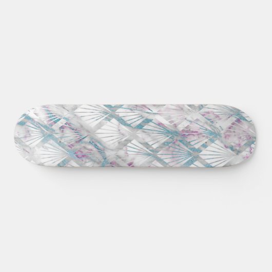 PASTEL RETRO DIAMOND MARBLE SKATEBOARD DECK  スケートボード (横)