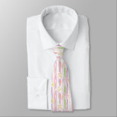 Pastel Retro Floral (9) ネクタイ (タイ)