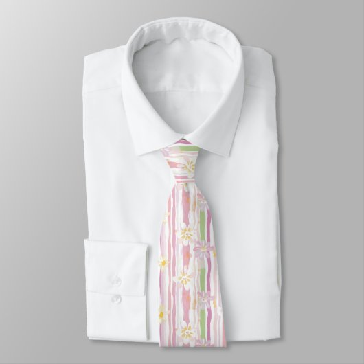Pastel Retro Floral (9) ネクタイ (タイ)