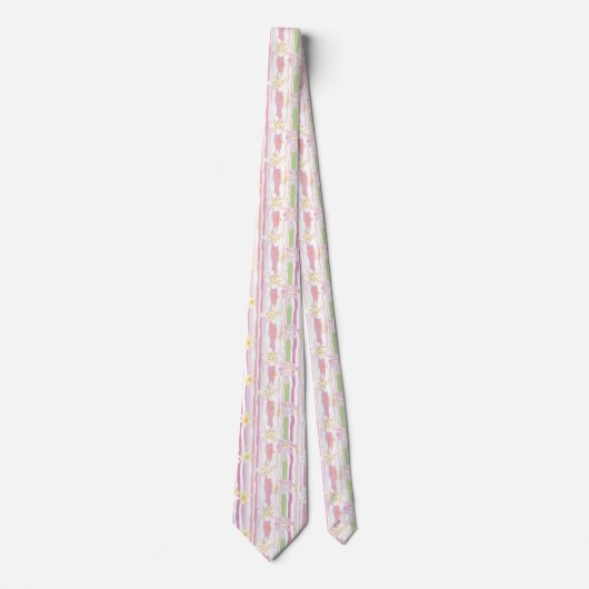 Pastel Retro Floral (9) ネクタイ (正面)